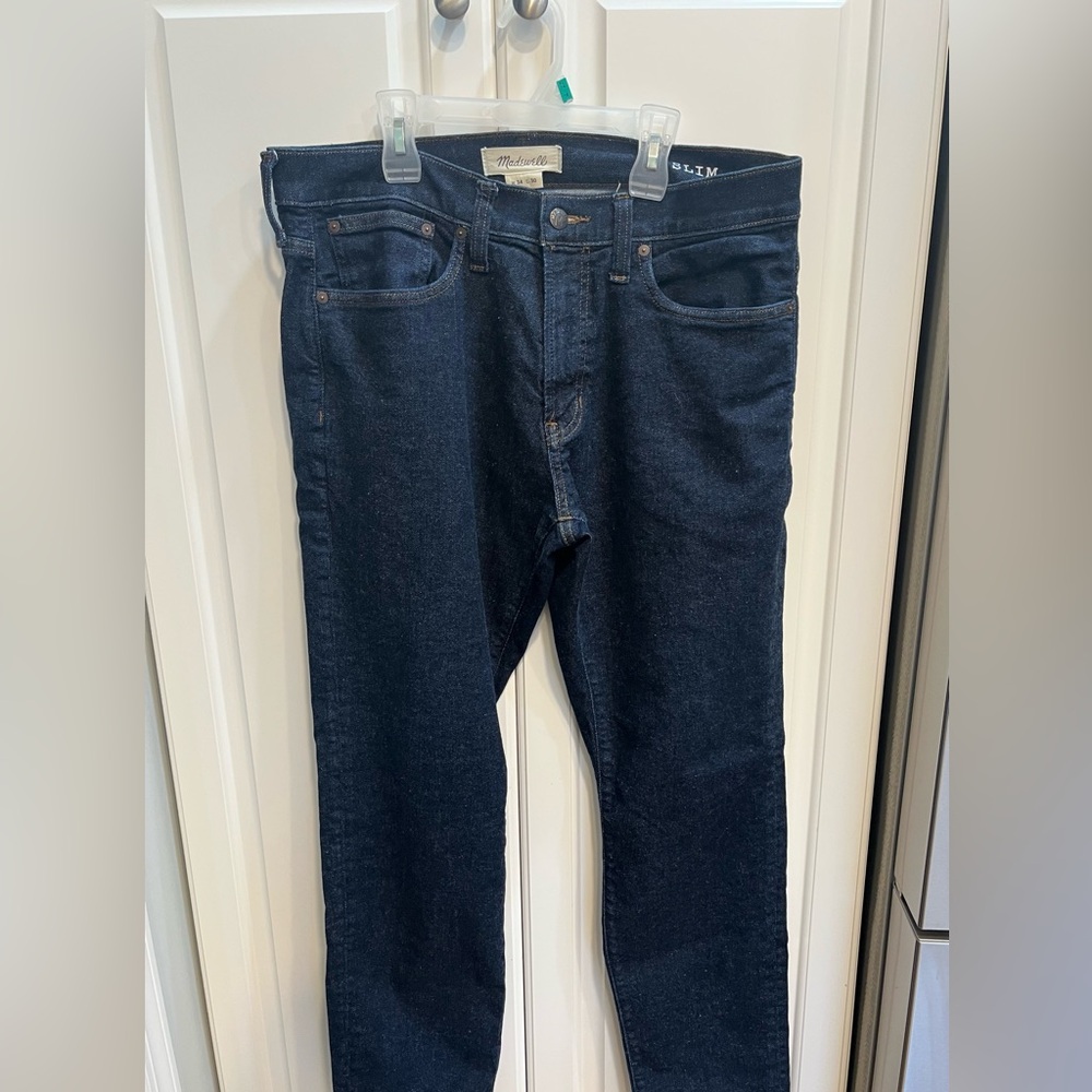 Madewell Men's Deep Indigo Slim Jeans